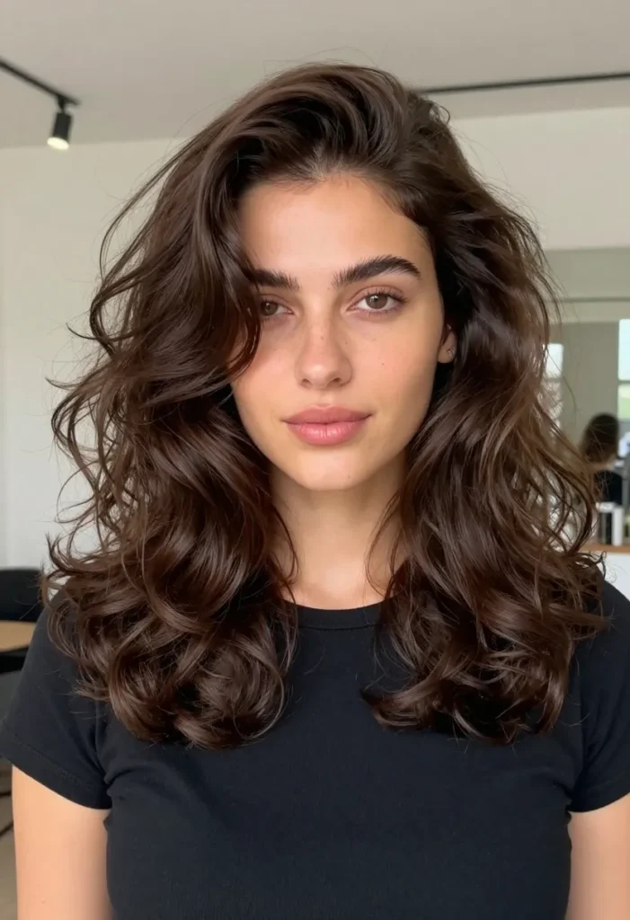 Shoulder-Length Curls Shoulder-Length Curls
