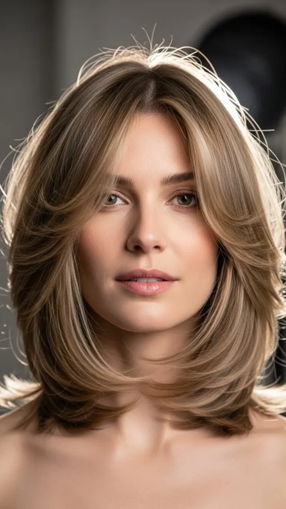 Shoulder-Length Cut with Wispy Layers Shoulder-Length Cut with Wispy Layers