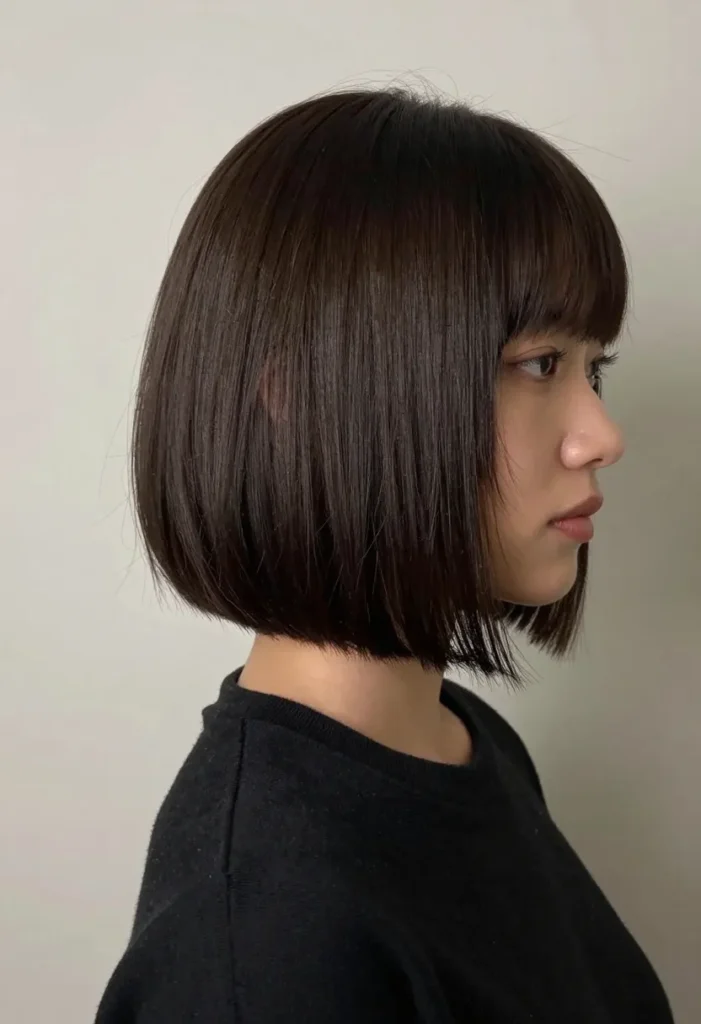 Sleek A-Line Haircut Sleek A-Line Haircut