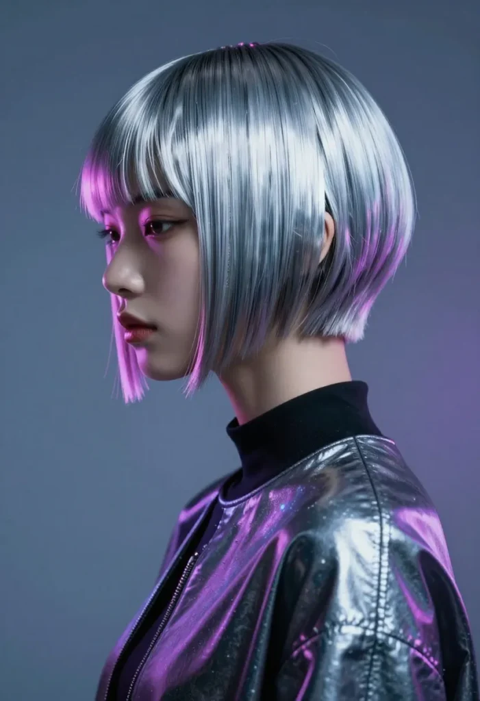 Softly Curved Helmet Cut Softly Curved Helmet Cut