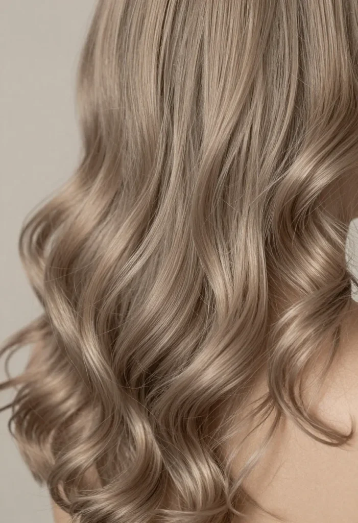Sparkly Taupe Waves Sparkly Taupe Waves