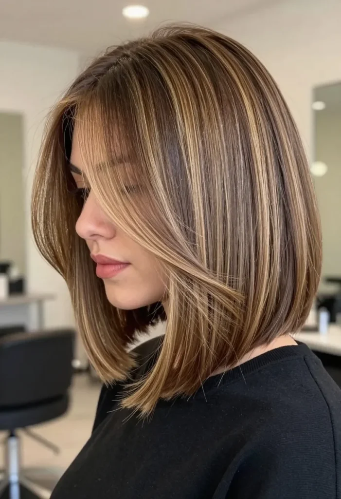 Stacked Balayage Bob Stacked Balayage Bob
