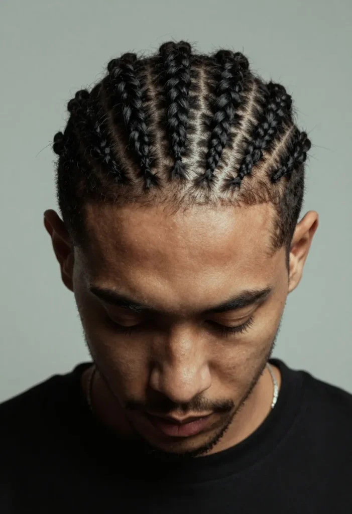 Staggered Cornrows Staggered Cornrows