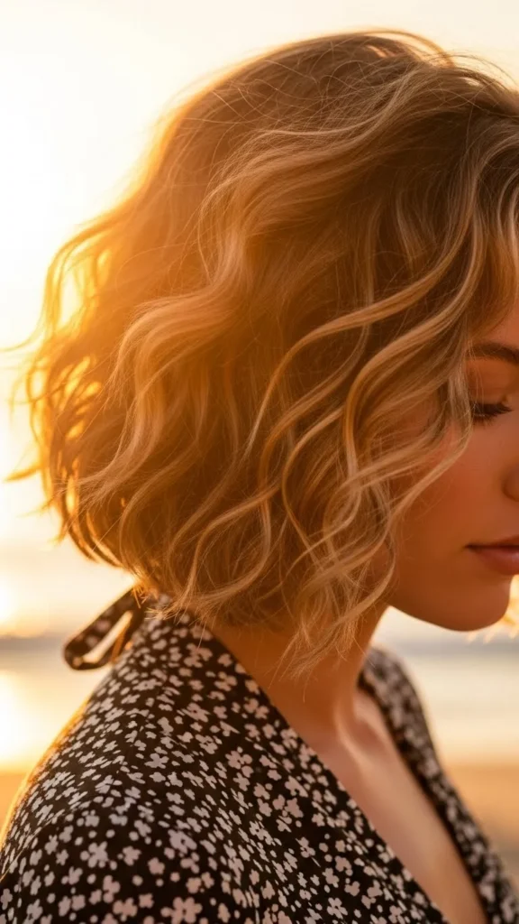 Sun-Kissed Curly Waves Sun-Kissed Curly Waves