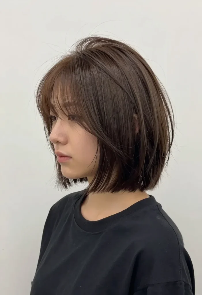 Textured Side-Swept Bob Textured Side-Swept Bob
