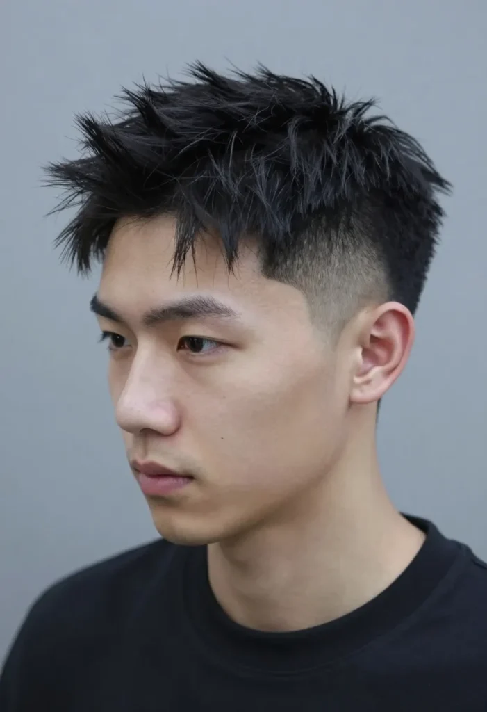 Textured Side-Swept Quiff Textured Side-Swept Quiff