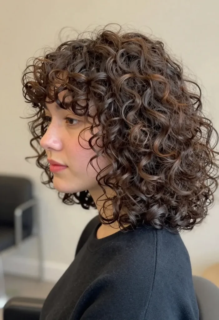 Tousled Perm Style Tousled Perm Style