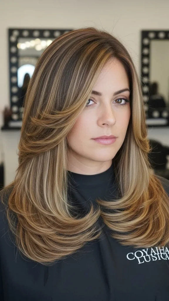 Two-Layer Cut with Highlights and Lowlights Two-Layer Cut with Highlights and Lowlights