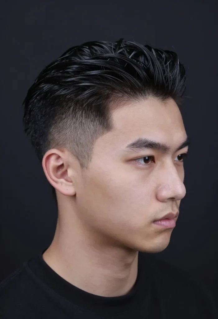 Undercut Gelled Hairstyle Undercut Gelled Hairstyle