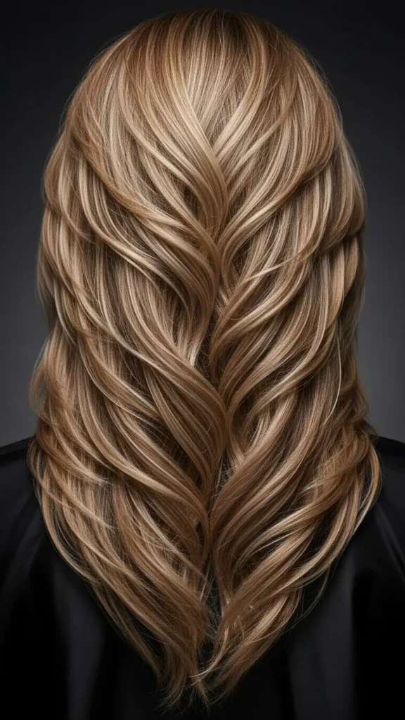 V-Cut Layers for Thick Hair V-Cut Layers for Thick Hair