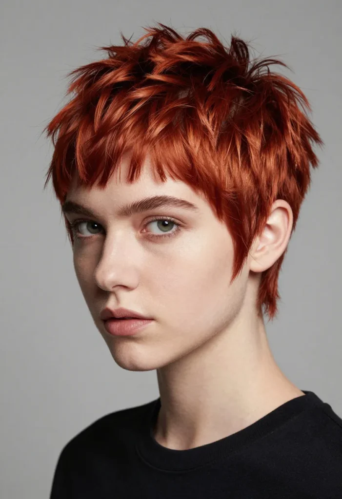 Vivid Cut with Pointed Bangs Vivid Cut with Pointed Bangs