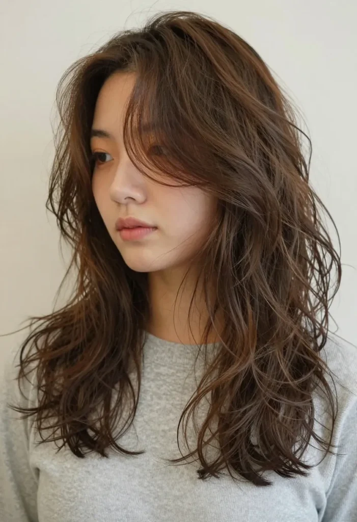 Wavy Style with Messy Layers Wavy Style with Messy Layers