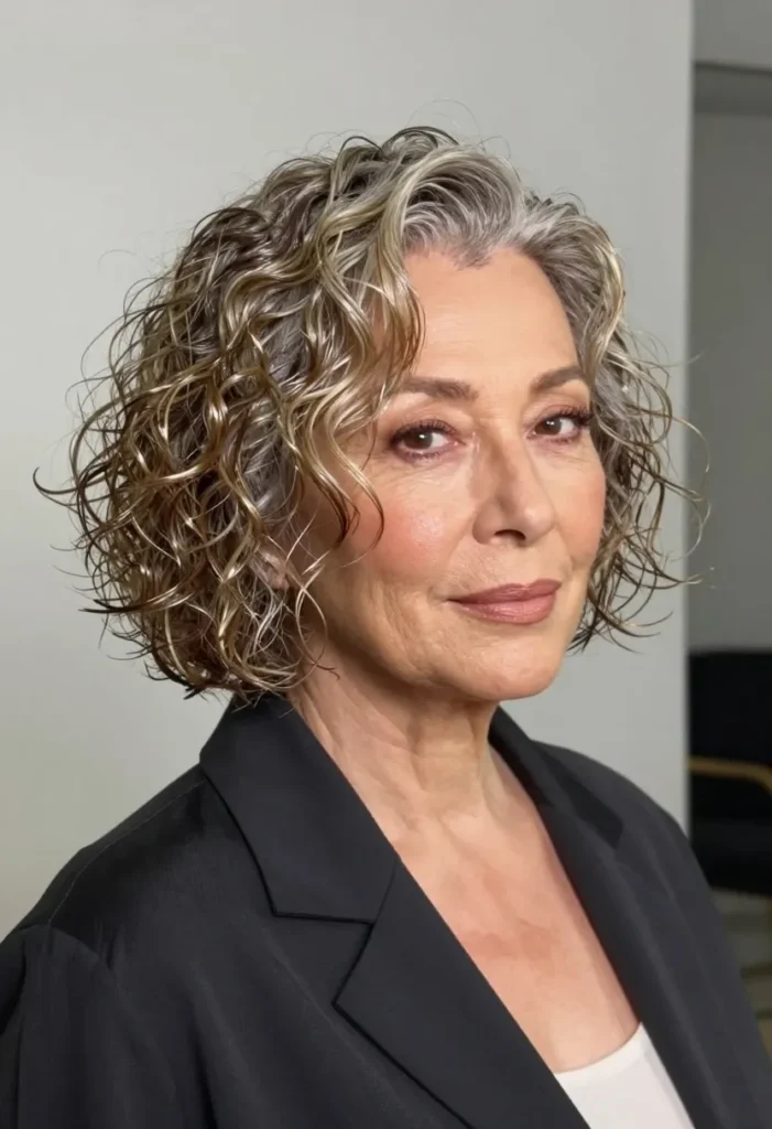 Wet-Look Curly Bob Wet-Look Curly Bob