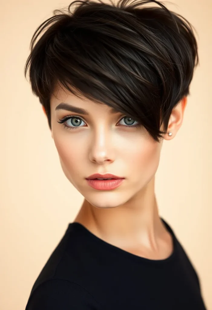 With Feathered Bangs With Feathered Bangs