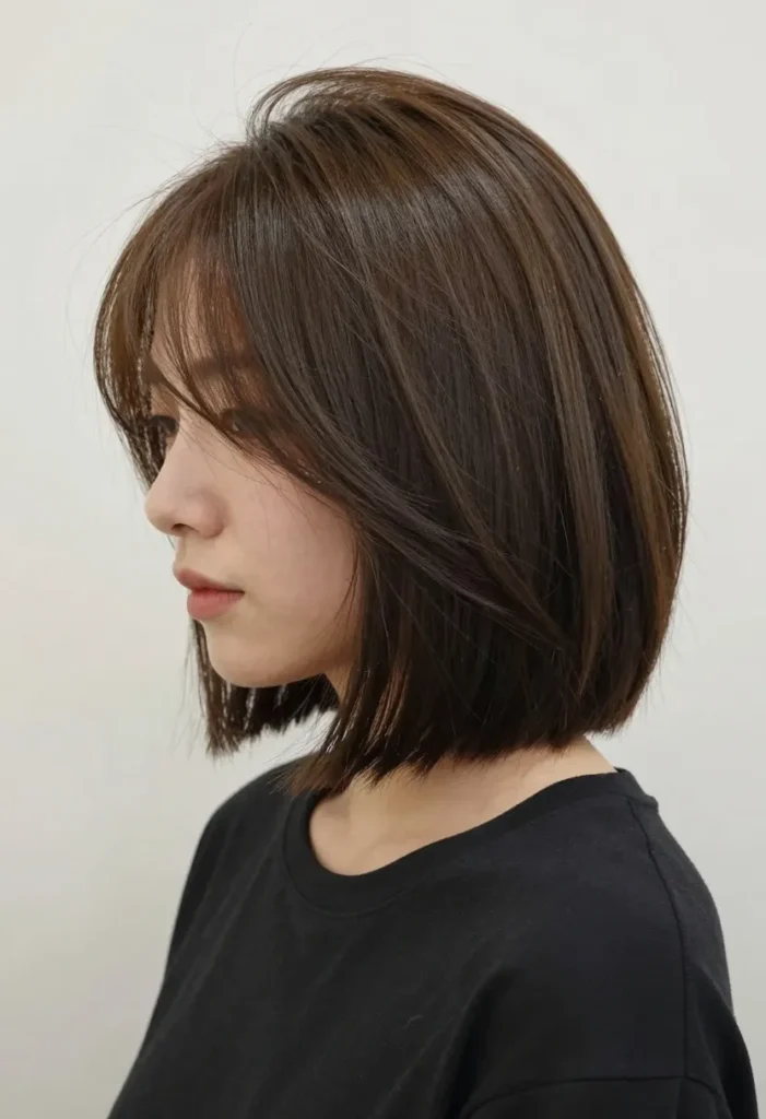 Angled Bob with 3D Layers Angled Bob with 3D Layers