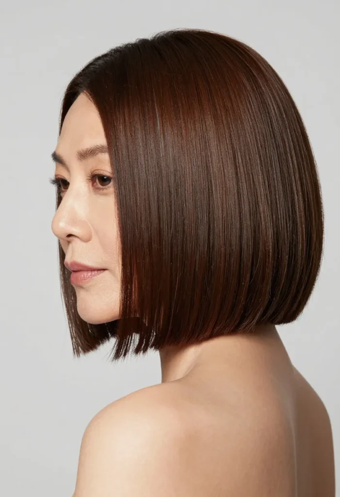 Angled Chin Length Cut Angled Chin Length Cut