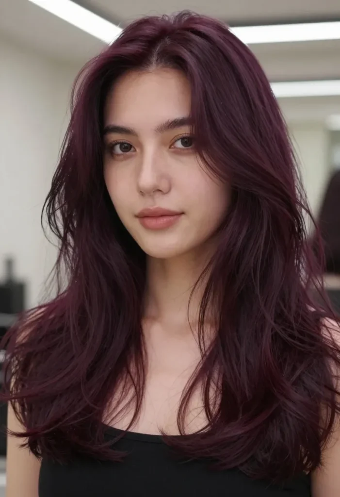 Aubergine Hairstyle Aubergine Hairstyle