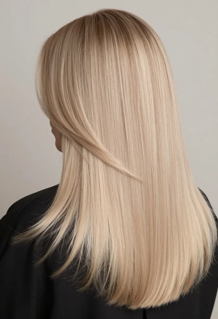 Beige Root Shadow Style Beige Root Shadow Style