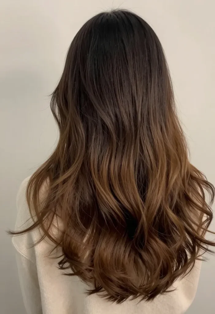 Black to Light Brown Ombre Black to Light Brown Ombre