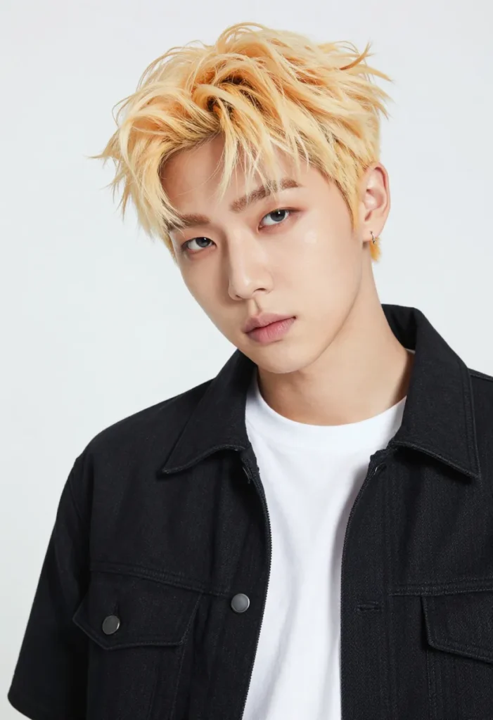 Bleached Tousled Hairstyle Bleached Tousled Hairstyle