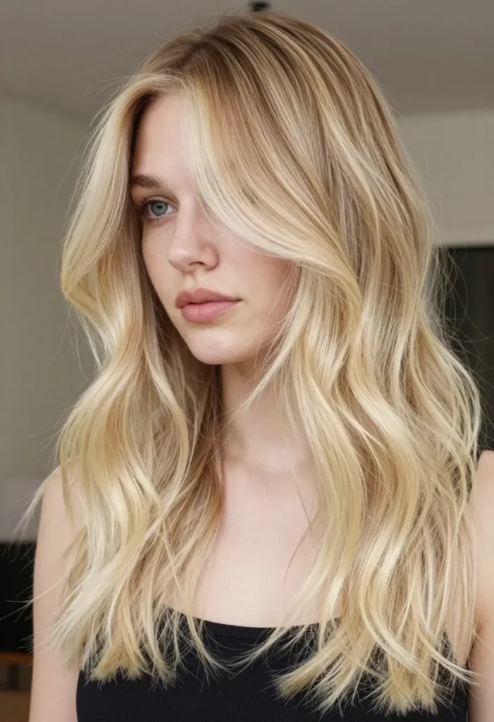 Blonde Ombre with Face Framing Blonde Ombre with Face Framing