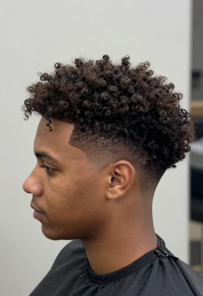 Blowout Afro Taper Fade Blowout Afro Taper Fade