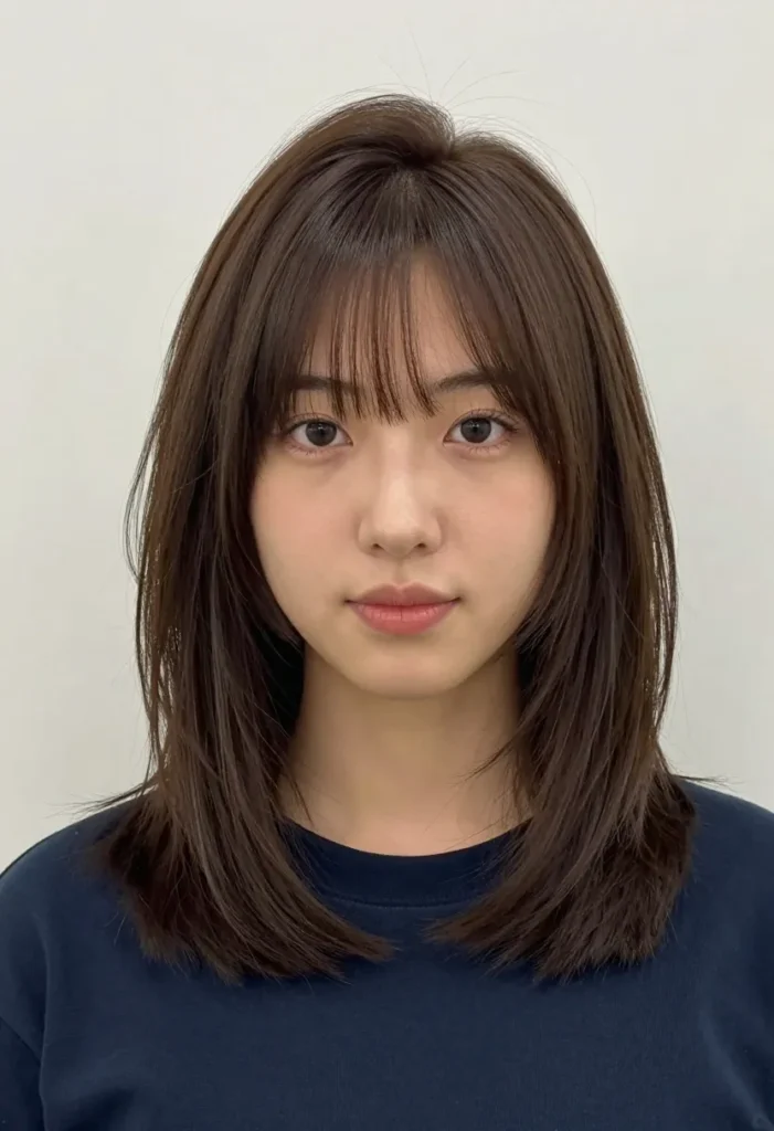 Blunt Cut with Short Side Bangs Blunt Cut with Short Side Bangs
