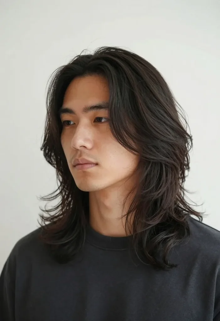 Blurred Side Part Style Blurred Side Part Style