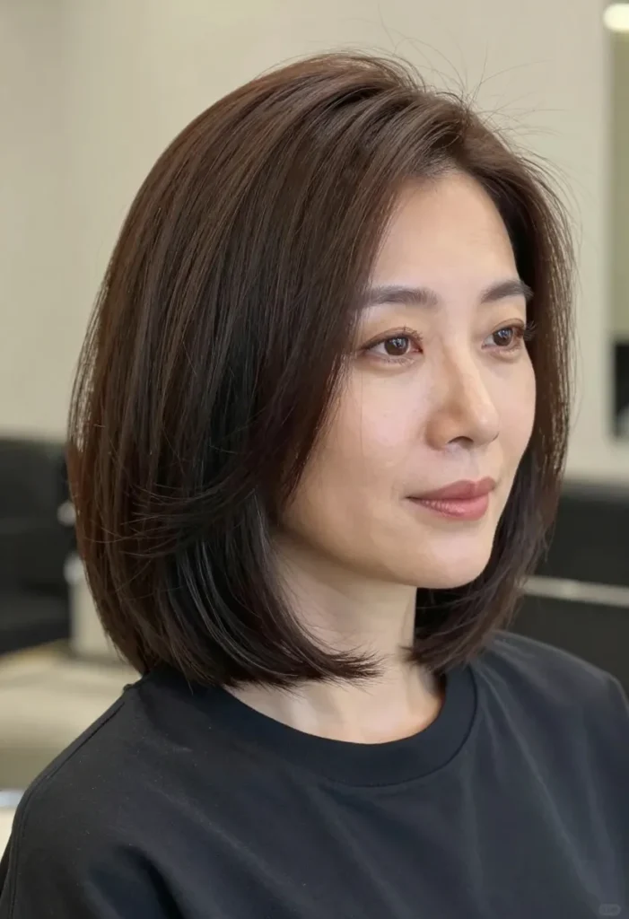 Bob with Flared Layered Ends Bob with Flared Layered Ends