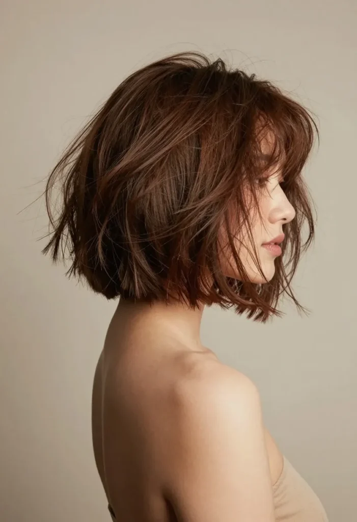 Bob with Wispy Bangs Bob with Wispy Bangs