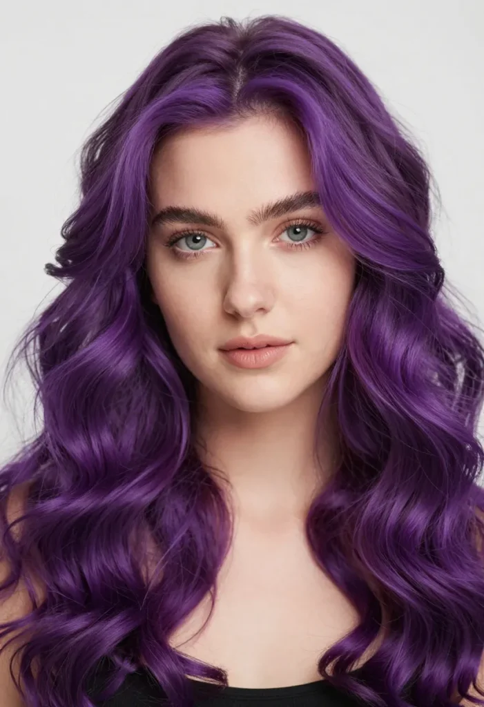 Bright Purple Locks Bright Purple Locks