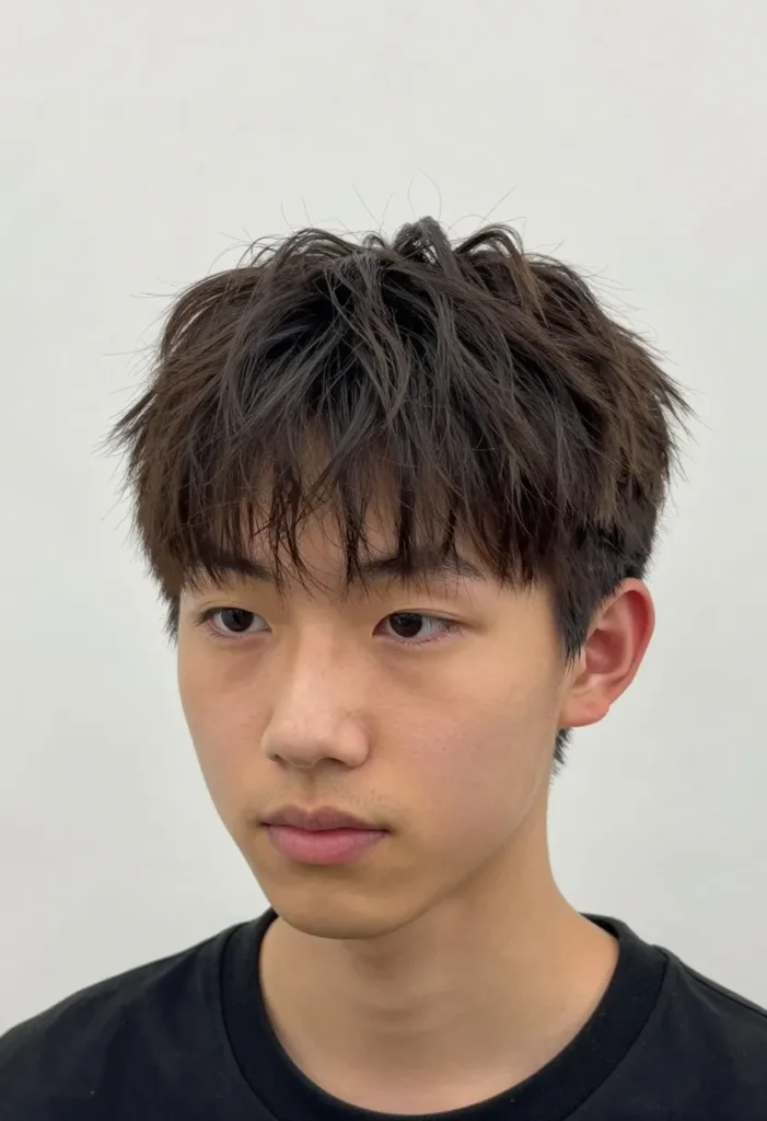Brushed-Forward Hairstyle Brushed-Forward Hairstyle