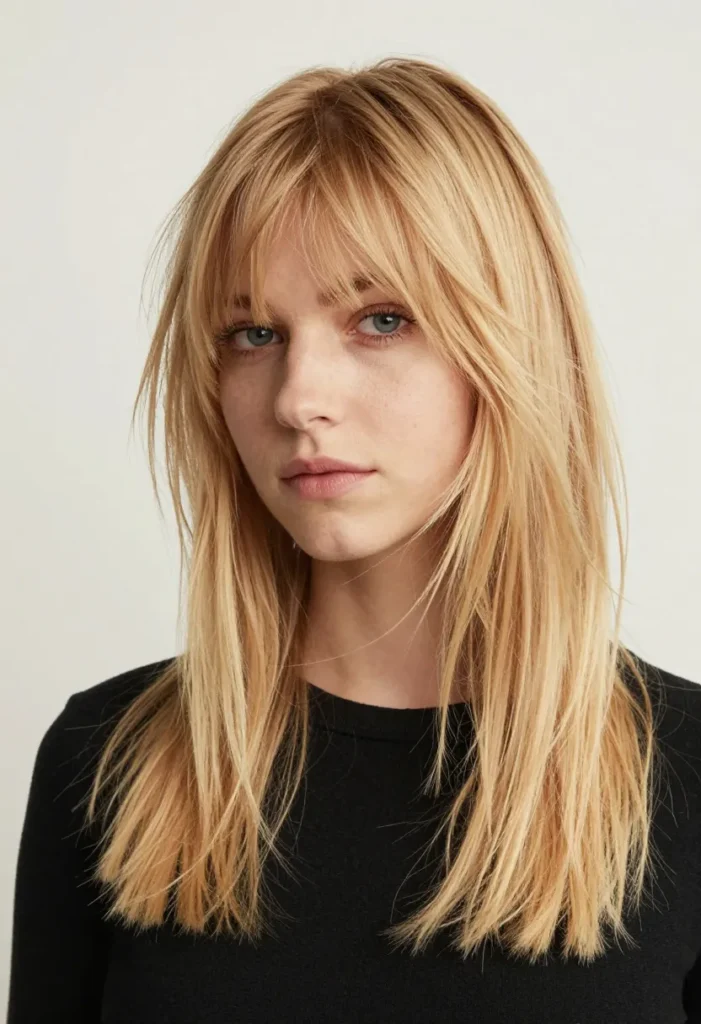 Buttery Shag with Bangs Buttery Shag with Bangs