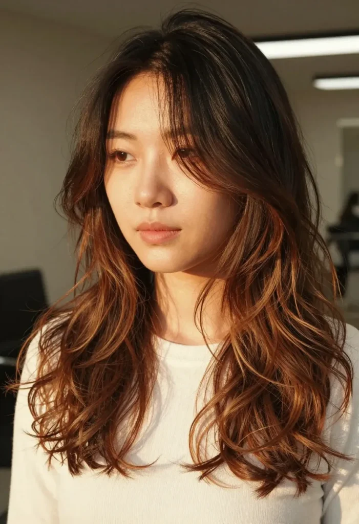 Caramel Brunette Balayage Caramel Brunette Balayage