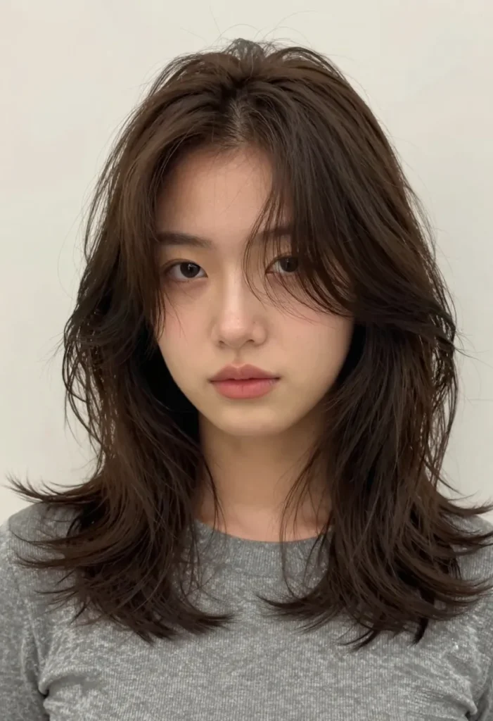 Chin-Length Frizzy Coif Chin-Length Frizzy Coif