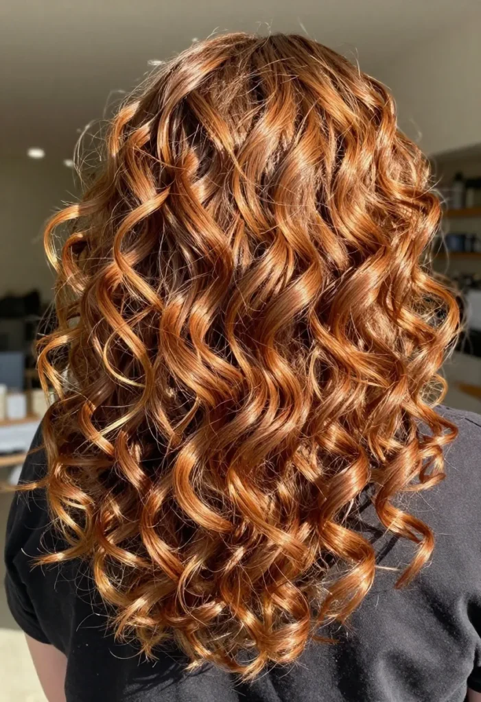 Chocolate to Auburn Fade Chocolate to Auburn Fade