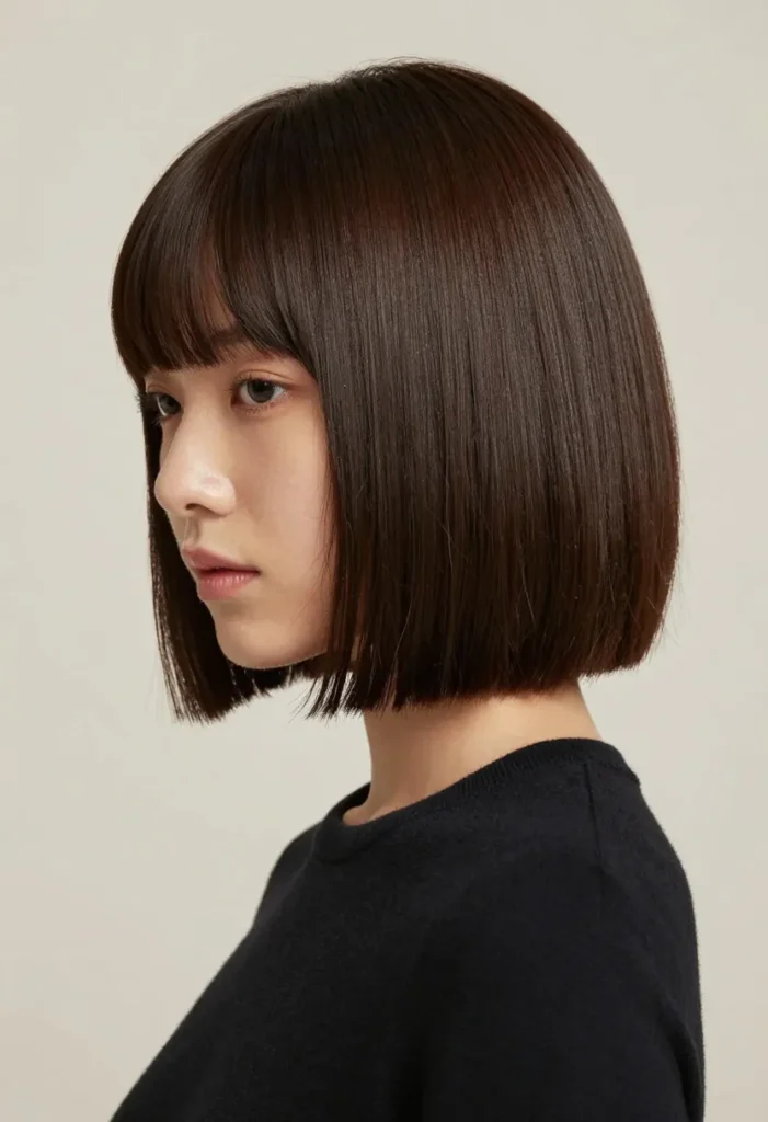 Classic Bob with Bangs Classic Bob with Bangs