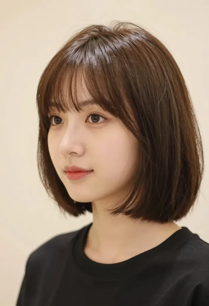 Classic Bob with Soft Bangs Classic Bob with Soft Bangs
