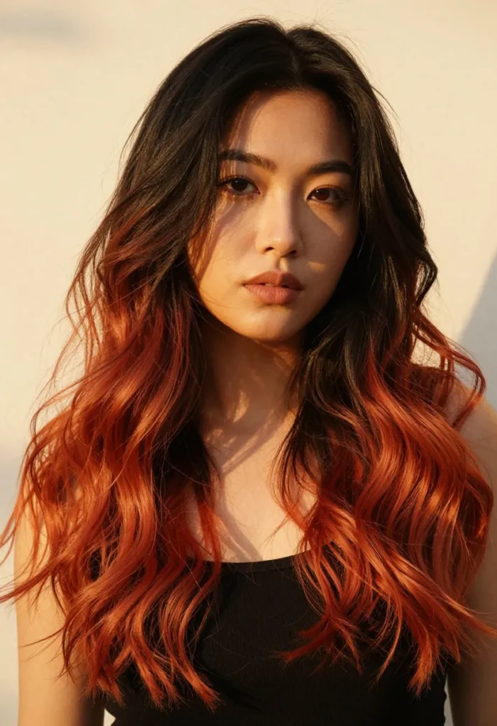 Copper-Red Ombre Copper-Red Ombre