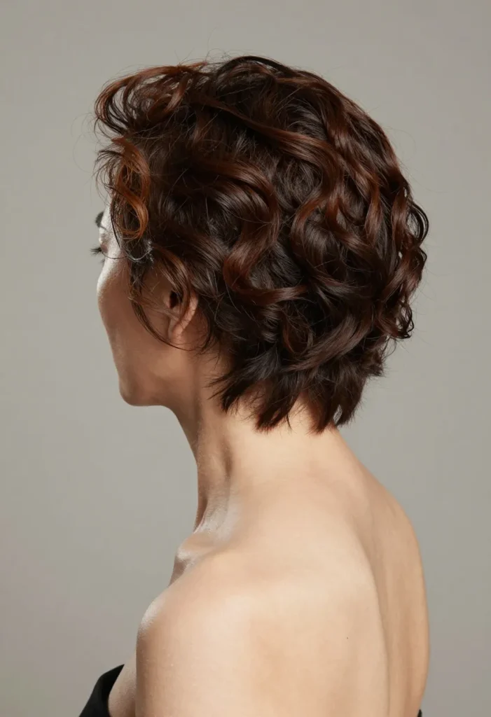 Curly Chignon for Short Hair Curly Chignon for Short Hair