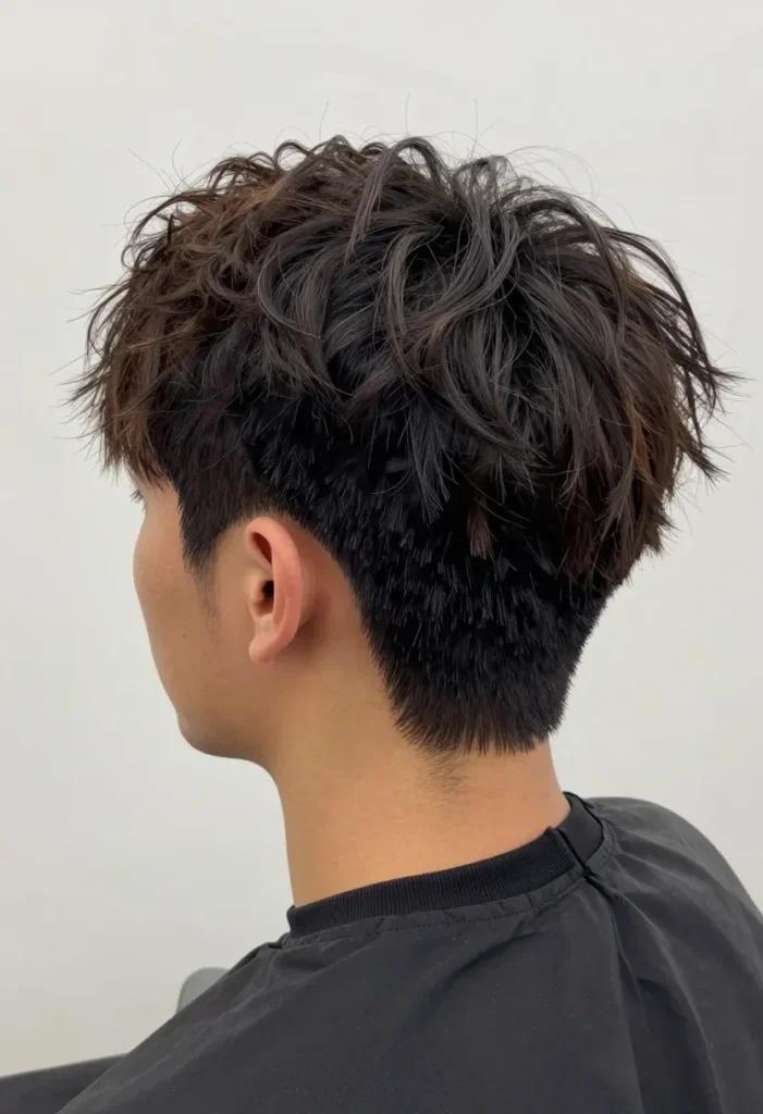 Curly Hair Blowout Taper with Enhancements Curly Hair Blowout Taper with Enhancements