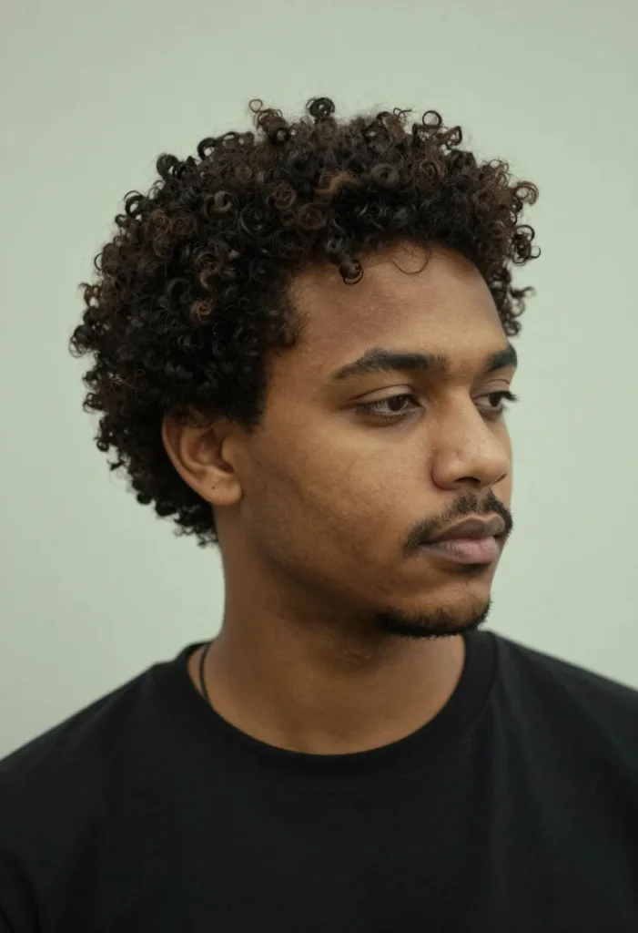 Curly Mullet Fade Curly Mullet Fade