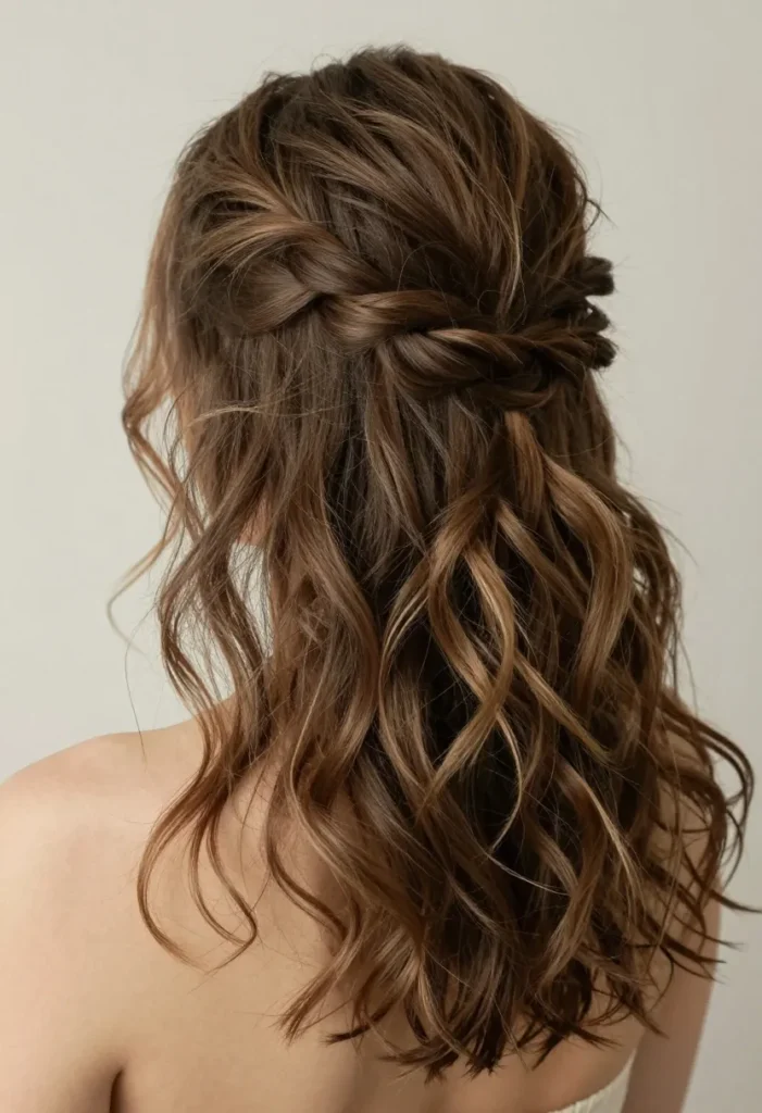 Curly Pinned Hairstyle Curly Pinned Hairstyle