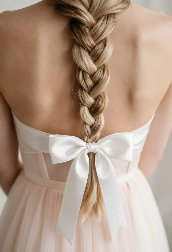DNA Rope Braid with a Bow DNA Rope Braid with a Bow