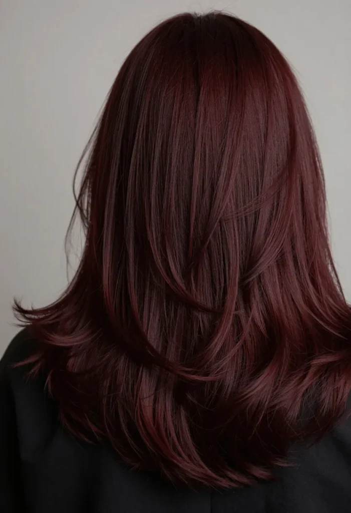 Dark Maroon Hair Dark Maroon Hair