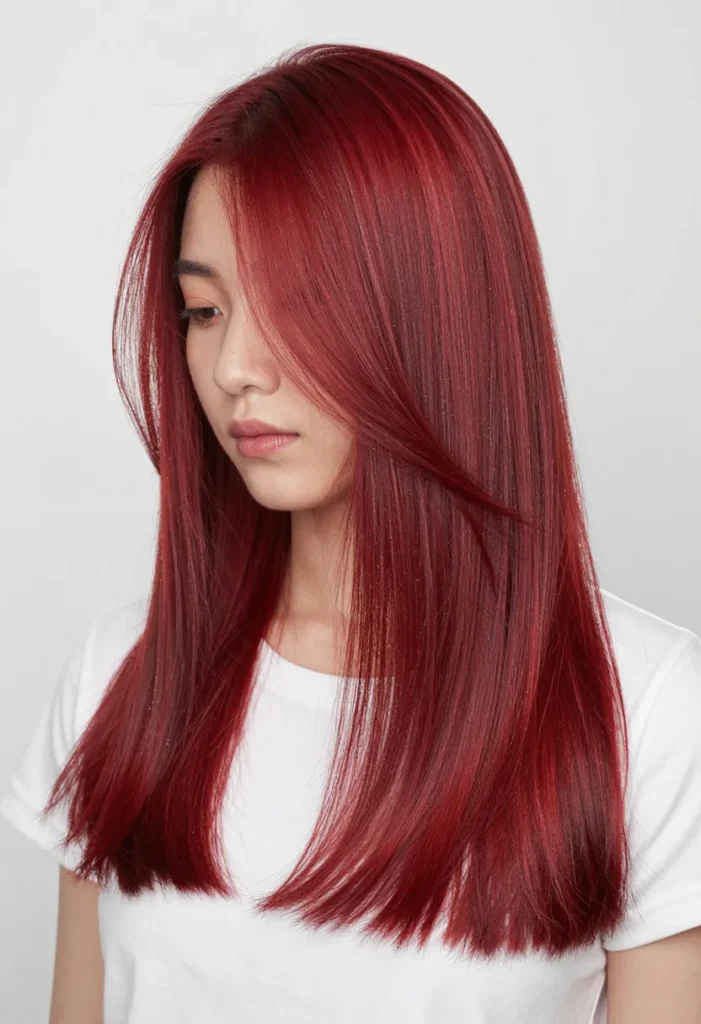 Dark Red Brown Hair with Highlights Dark Red Brown Hair with Highlights