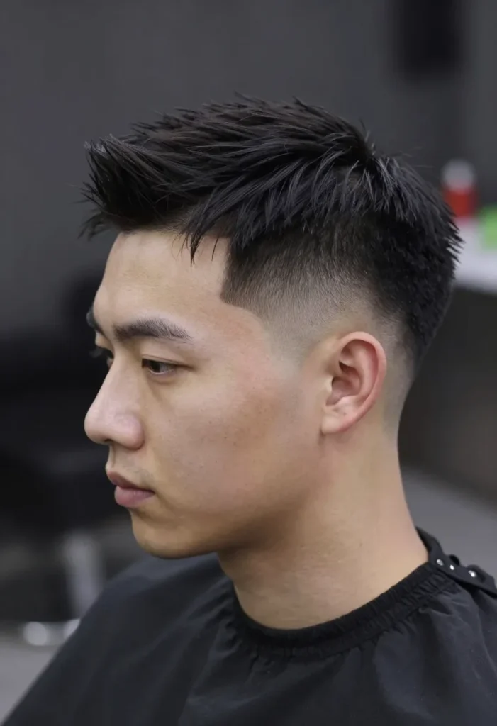 Fade with Side Part Fade with Side Part