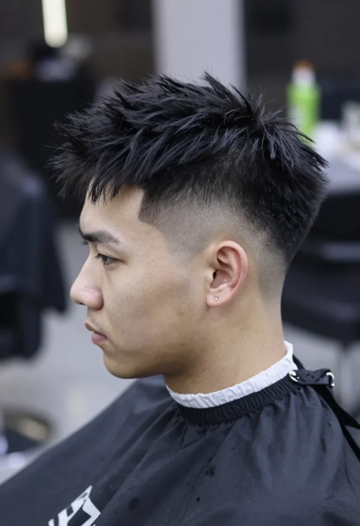Fauxhawk with Side Part Fauxhawk with Side Part