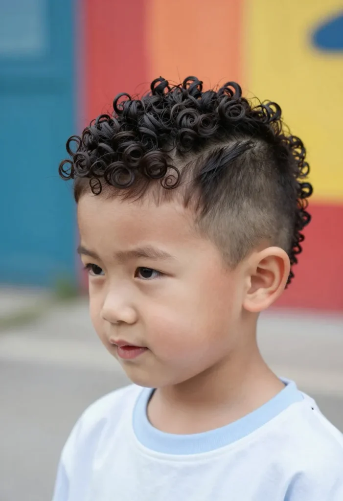 Frohawk with a Temple Fade Frohawk with a Temple Fade