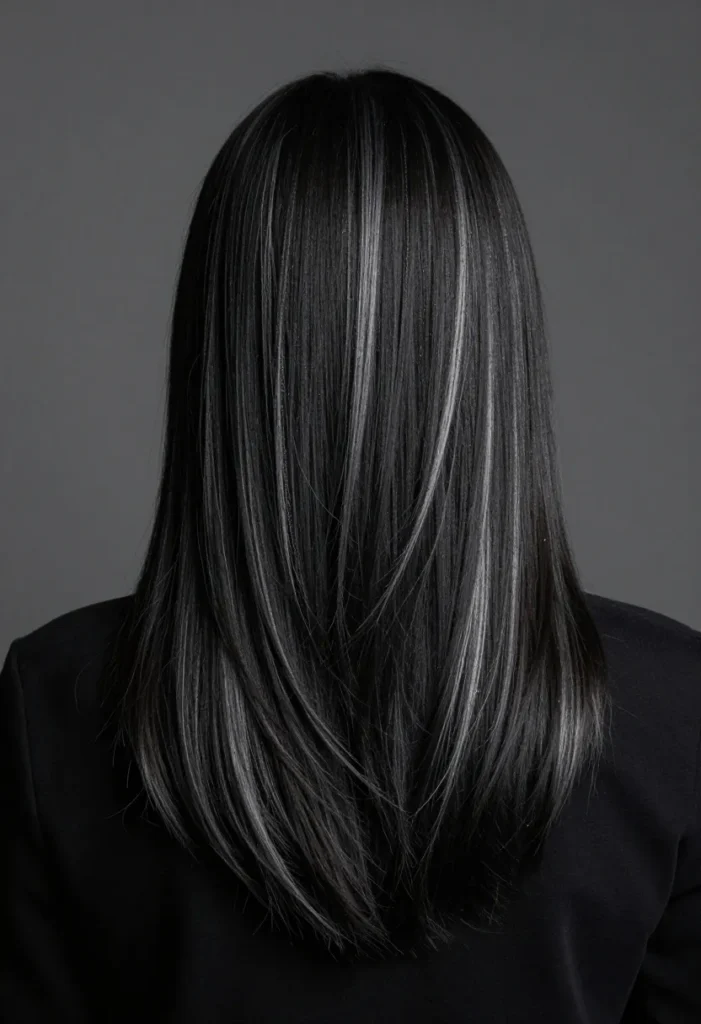 Gray Peek-a-Boo Streaks Gray Peek-a-Boo Streaks
